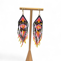 Franje oorbellen Fleur