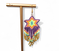 Franje oorbellen ster