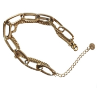 Goudkleurige jasseron armband