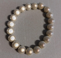 Magic pearl armband creme