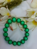 Magic pearl armband groen