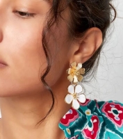 Oorbellen  bloemhangers