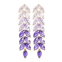 Oorbellen  Shine  paars lila