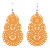 Oorbellen hanger oranje