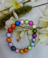 Parelarmband multicolor