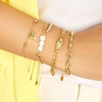 Roestvrijstalen  armband met hart