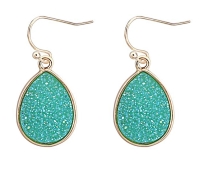 Sparkling oorbellen groen